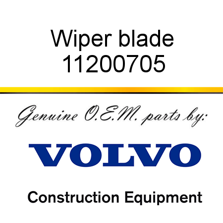 Wiper blade 11200705