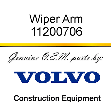 Wiper Arm 11200706