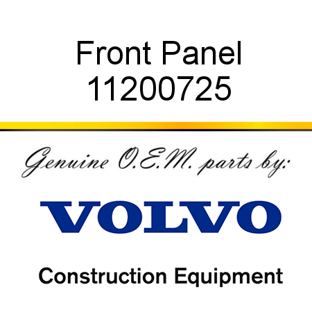 Front Panel 11200725