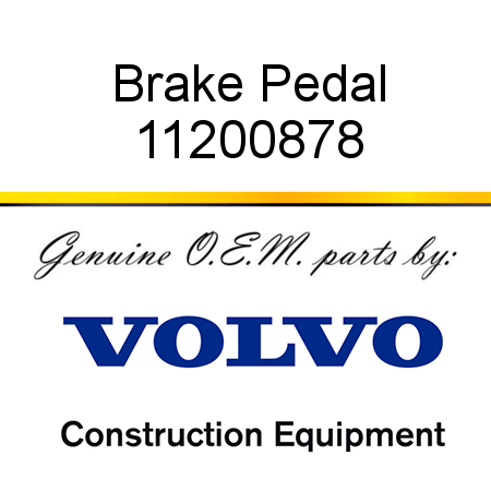 Brake Pedal 11200878