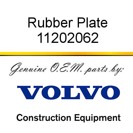 Rubber Plate 11202062