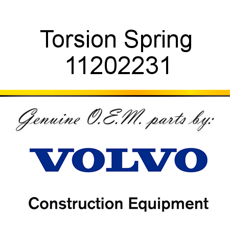 Torsion Spring 11202231