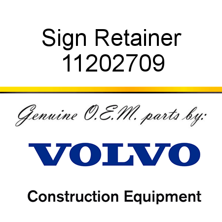 Sign Retainer 11202709