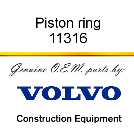 Piston ring 11316