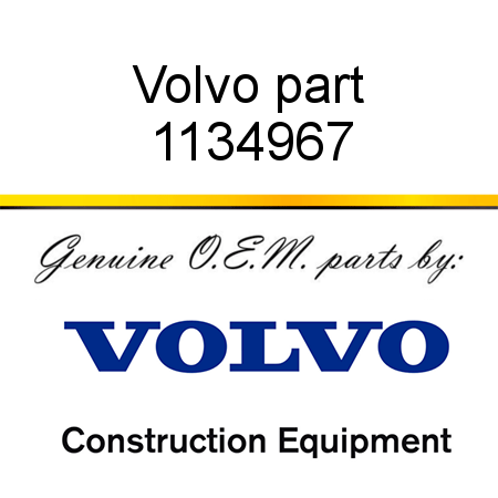 Volvo part 1134967