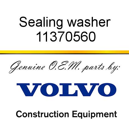 Sealing washer 11370560