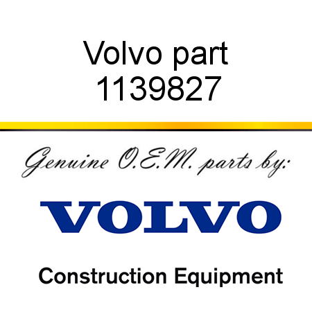 Volvo part 1139827
