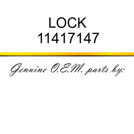 LOCK 11417147