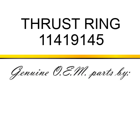 THRUST RING 11419145