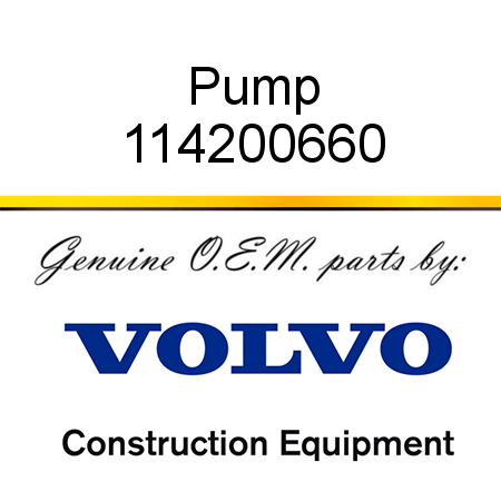 Pump 114200660