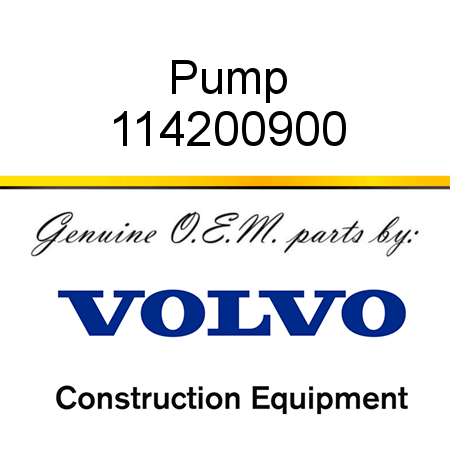 Pump 114200900