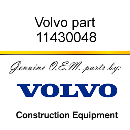 Volvo part 11430048