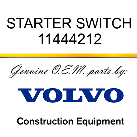 STARTER SWITCH 11444212