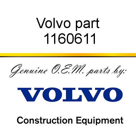 Volvo part 1160611