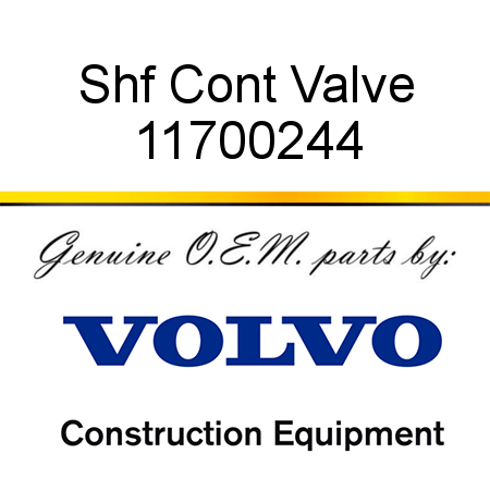 Shf Cont Valve 11700244