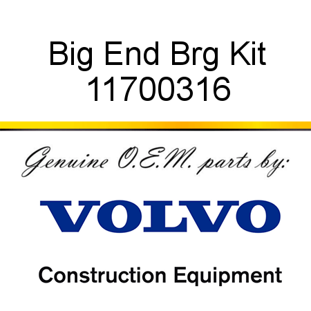 Big End Brg Kit 11700316