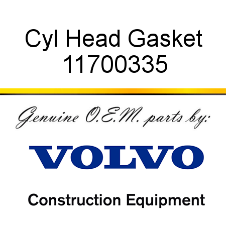 Cyl Head Gasket 11700335