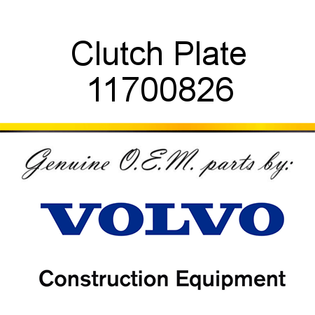 Clutch Plate 11700826