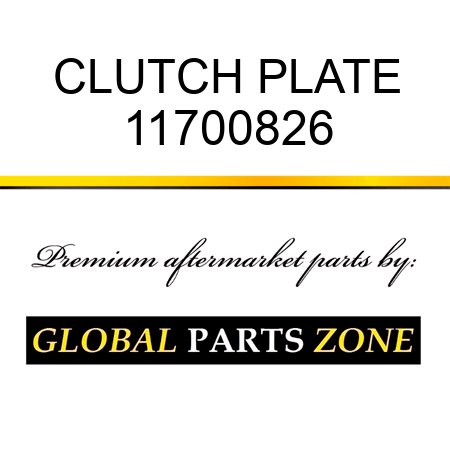 CLUTCH PLATE 11700826