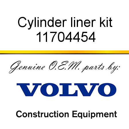 Cylinder liner kit 11704454