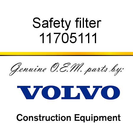 Safety filter 11705111