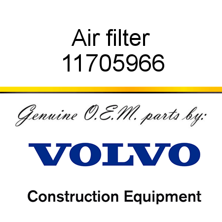 Air filter 11705966