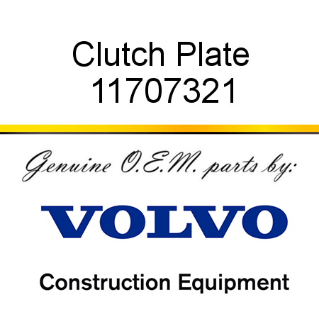 Clutch Plate 11707321