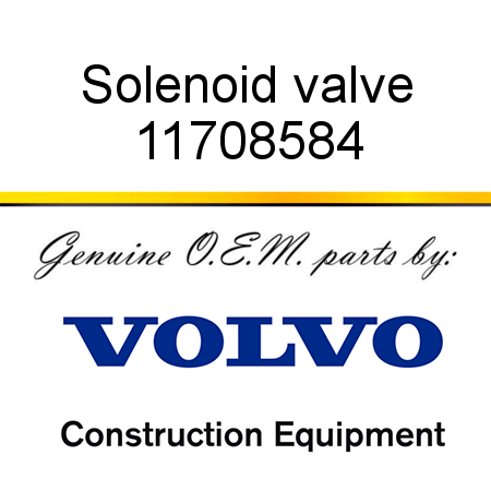Solenoid valve 11708584