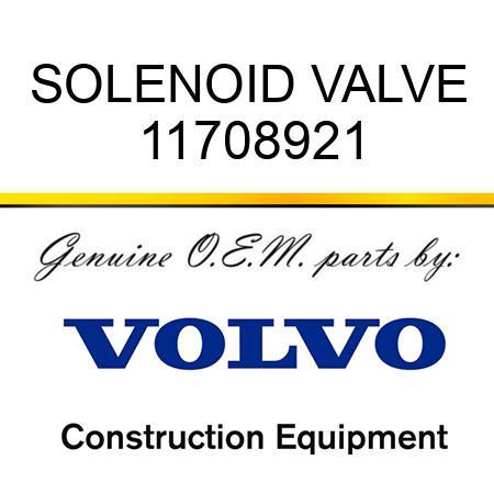 SOLENOID VALVE 11708921