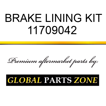 BRAKE LINING KIT 11709042 