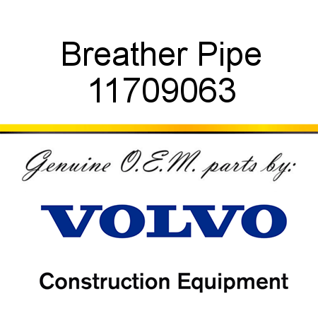 Breather Pipe 11709063