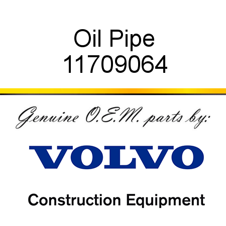Oil Pipe 11709064