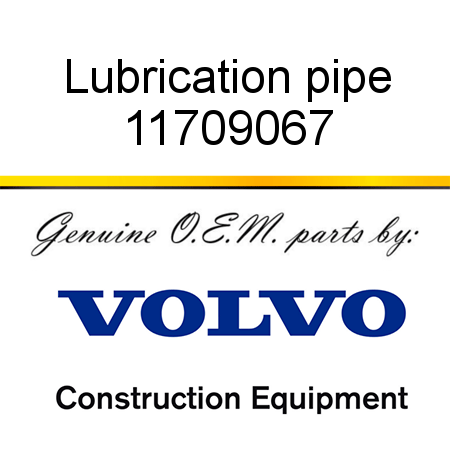 Lubrication pipe 11709067