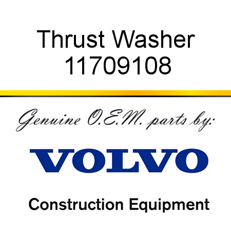 Thrust Washer 11709108