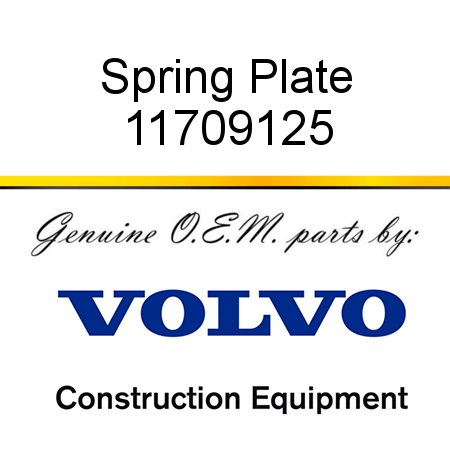 Spring Plate 11709125