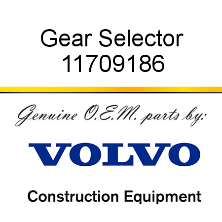 Gear Selector 11709186