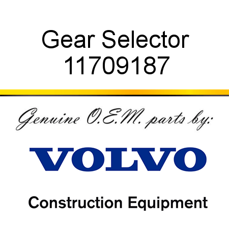 Gear Selector 11709187