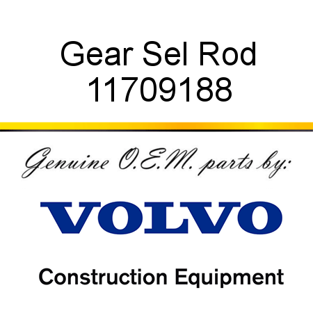 Gear Sel Rod 11709188