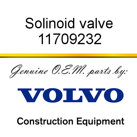 Solinoid valve 11709232