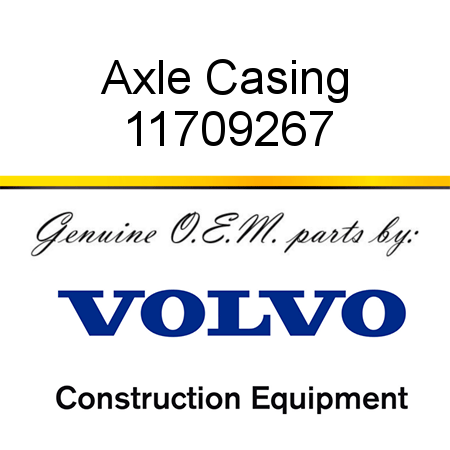 Axle Casing 11709267