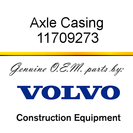 Axle Casing 11709273