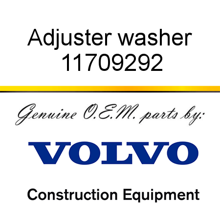 Adjuster washer 11709292
