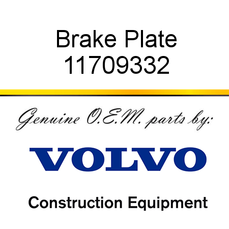 Brake Plate 11709332