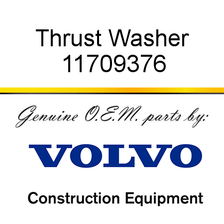 Thrust Washer 11709376