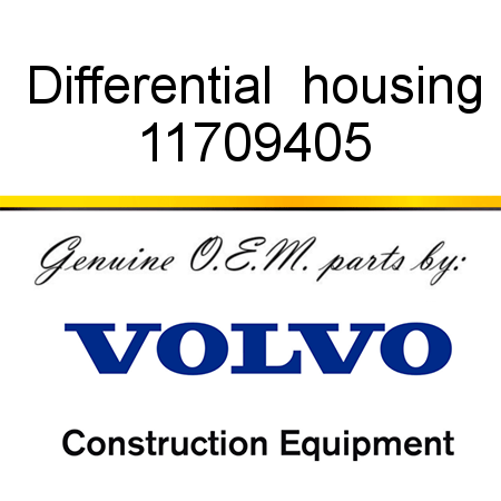 Differential  housing 11709405