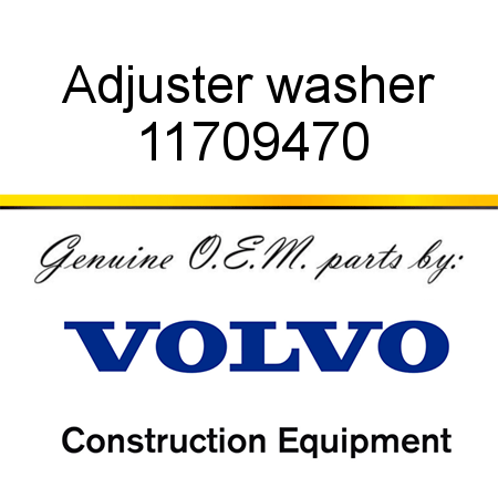 Adjuster washer 11709470