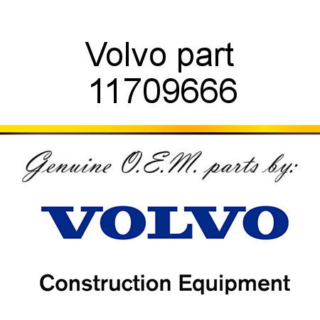 Volvo part 11709666