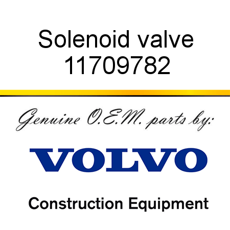 Solenoid valve 11709782