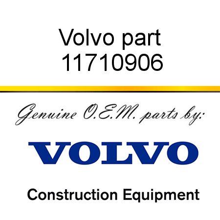 Volvo part 11710906