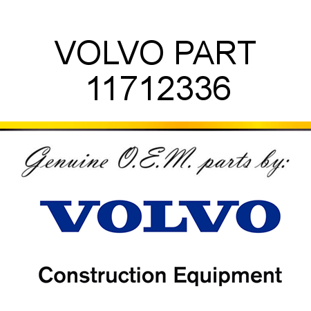 VOLVO PART 11712336